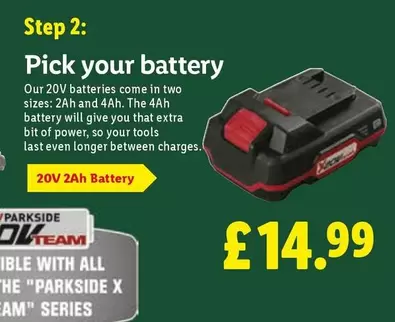 Parkside - 20V Battery