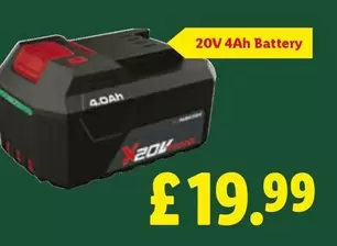 20V 4Ah Battery