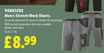 Parkside - Men's Stretch Work Shorts