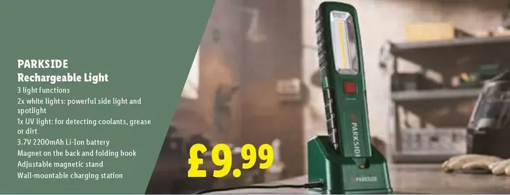 Parkside - Rechargeable Light