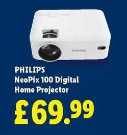 Philips - NeoPix 100 Digital Home Projector