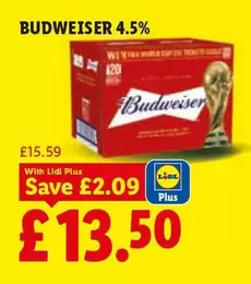 Budweiser - 4.5%