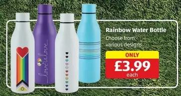 Rainbow Water Bottle