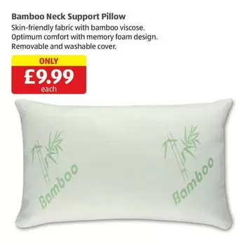 Comfort - Bamboo Neck Support Pillow