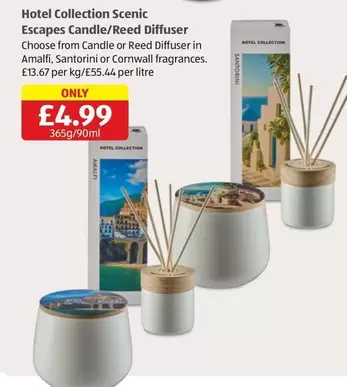 Hotel Collection Scenic Escapes Candle/Reed Diffuser