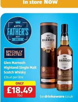 Glen Marnoch - Highland Single Malt Scotch Whisky