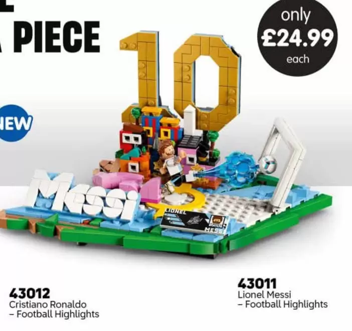 LEGO - 43011 Lionel Messi - Football Highlights