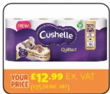 Cushelle - Quilted Toilet Paper
