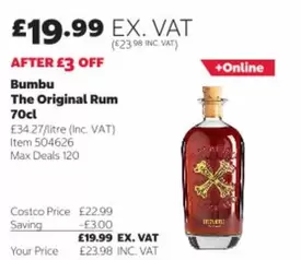 The Original Rum 70cl
