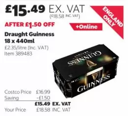 Guinness - Draught 18 x 440ml
