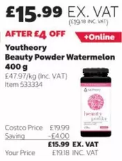Beauty Powder Watermelon 400 g Item 533334