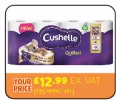 Cushelle - Quilted Toilet Paper