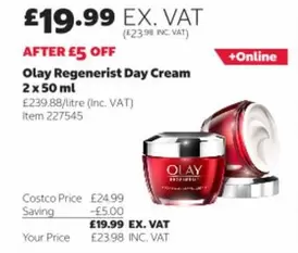 Olay - Regenerist Day Cream 2 x 50 ml