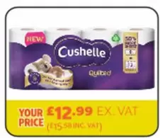 Cushelle - Quilted Toilet Paper