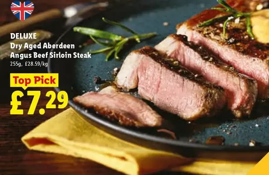 Deluxe - Dry Aged Aberdeen Angus Beef Sirloin Steak