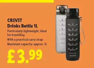 Crivit - Drinks Bottle 1L