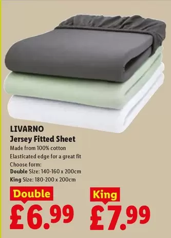 Livarno - Jersey Fitted Sheet