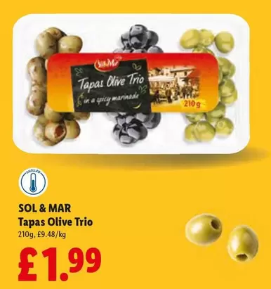 Sol - Tapas Olive Trio