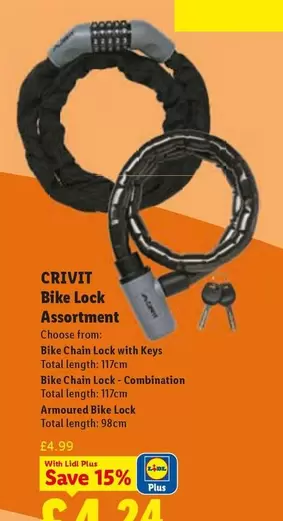 Crivit - Bike Lock Assortment