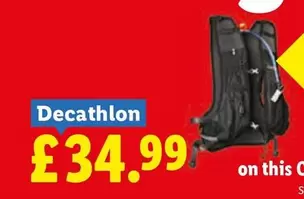 Decathlon - Hydration Backpack