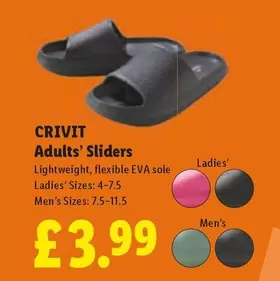 Crivit - Adults' Sliders