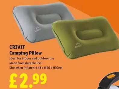 Crivit - Camping Pillow
