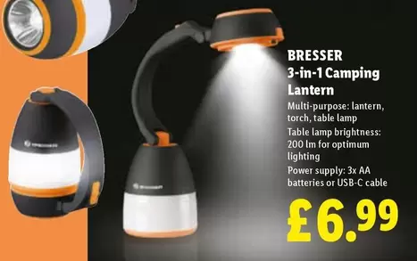 AA - 3-in-1 Camping Lantern