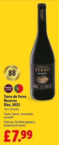 Master - Torre de Ferro Reserva Dão, 2022