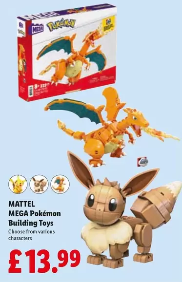Mattel - MEGA Pokémon Building Toys