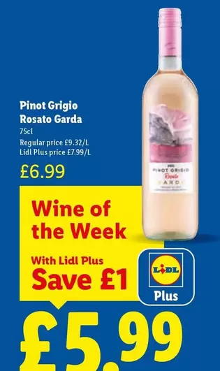 Lidl - Pinot Grigio Rosato Garda