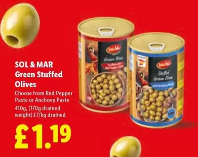 Sol - Green Stuffed Olives