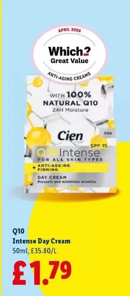 Cien - Q10 Intense Day Cream
