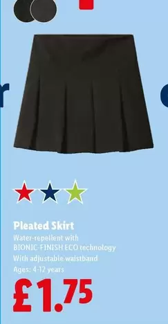 PLEATED SKIRT