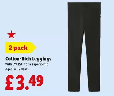 Superior - Cotton-Rich Leggings