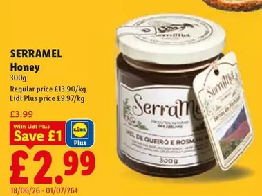 Lidl - SERRAMEL Honey