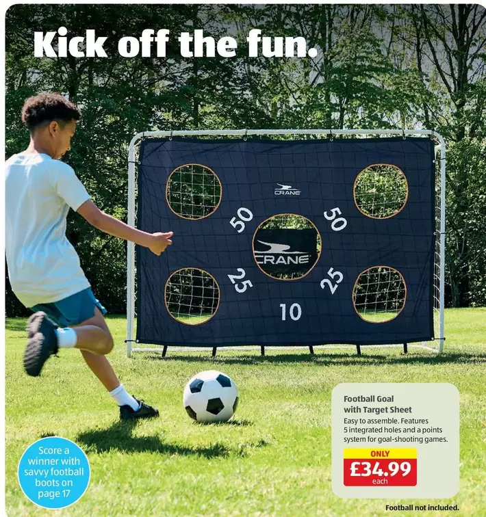 Boots - Football Goal with Target Sheet