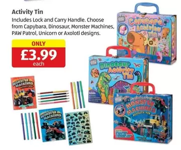 Monster - Activity Tin