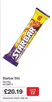 Cadbury - Starbar Std M128674