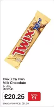 Twix - Xtra Twin Milk Chocolate M292549