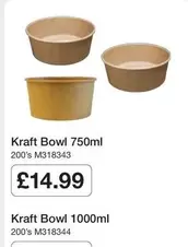 Kraft -  Bowl 750ml