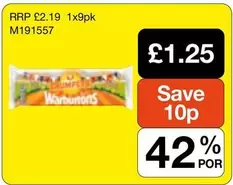 Warburtons - Crumpets 1x9pk