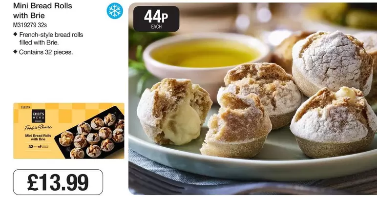 Sainsbury's - Mini Bread Rolls with Brie