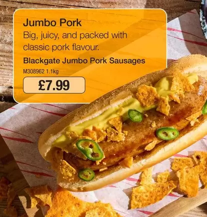 Jumbo -  Pork Sausages M308962