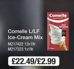 L/LF Ice-Cream Mix M217422 12x1ltr M217323 1x1ltr