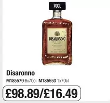 Disaronno -  M185579 6x70cl M185553 1x70cl