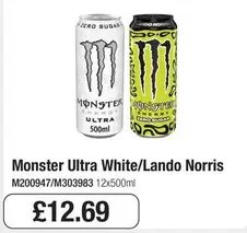 Monster - Ultra White/Lando Norris M200947/M303983