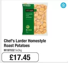 Chef's Larder - Homestyle Roast Potatoes M197032 5x2kg