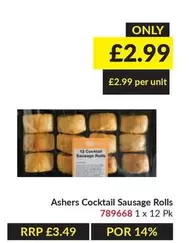 Cocktail Sausage Rolls 1 x 12 Pk