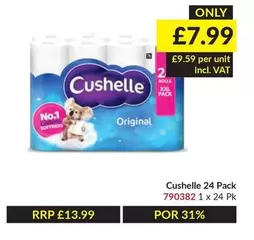 Cushelle -  24 Pack 790382