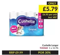 Cushelle -  Longer 920460 1 x 12 Pk